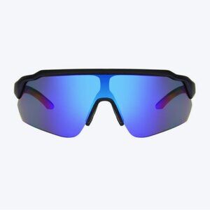 Foster Grant Ironman IronFlex 2006 Metallic Navy Rubberized Plastic Sunglasses